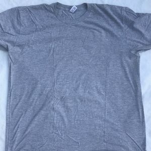 Heathered Grey American Apparel Tee Shirt, XL